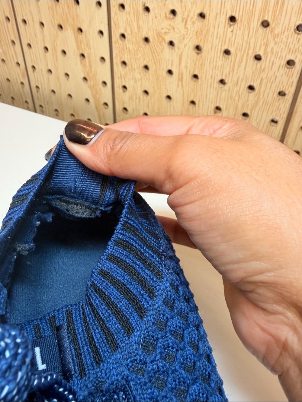 NOBULL Allday Navy Knit Slip-On Sneakers - Picture 5 of 10